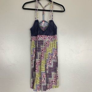FREE PEOPLE | Neon Pattern Dress